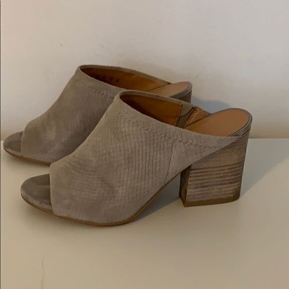 Franco Sarto Grey Feline Mule Size 7 - Picture 2 of 4